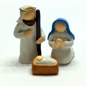 Miniature Nativity Scene